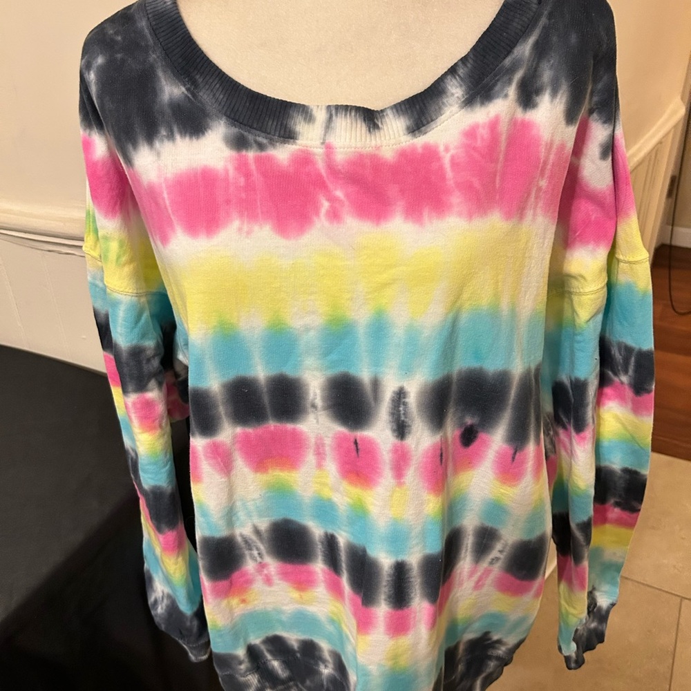 NWT Needle & Thread Multicolor Tie-Dye Sweatshirt/XXLARGE
